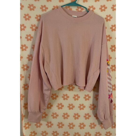 PINK by‎ Victoria Secret Cropped Sweatshirt size small - Picture 1 of 4